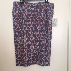 2XL LuLaRoe Cassie Skirt A05 1705